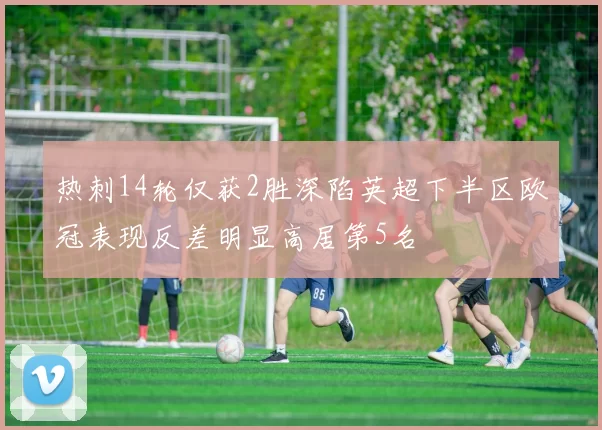 热刺14轮仅获2胜深陷英超下半区欧冠表现反差明显高居第5名